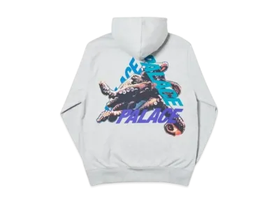 PALACE Octo Hood "Grey Marl"