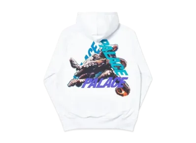 PALACE Octo Hood "White"