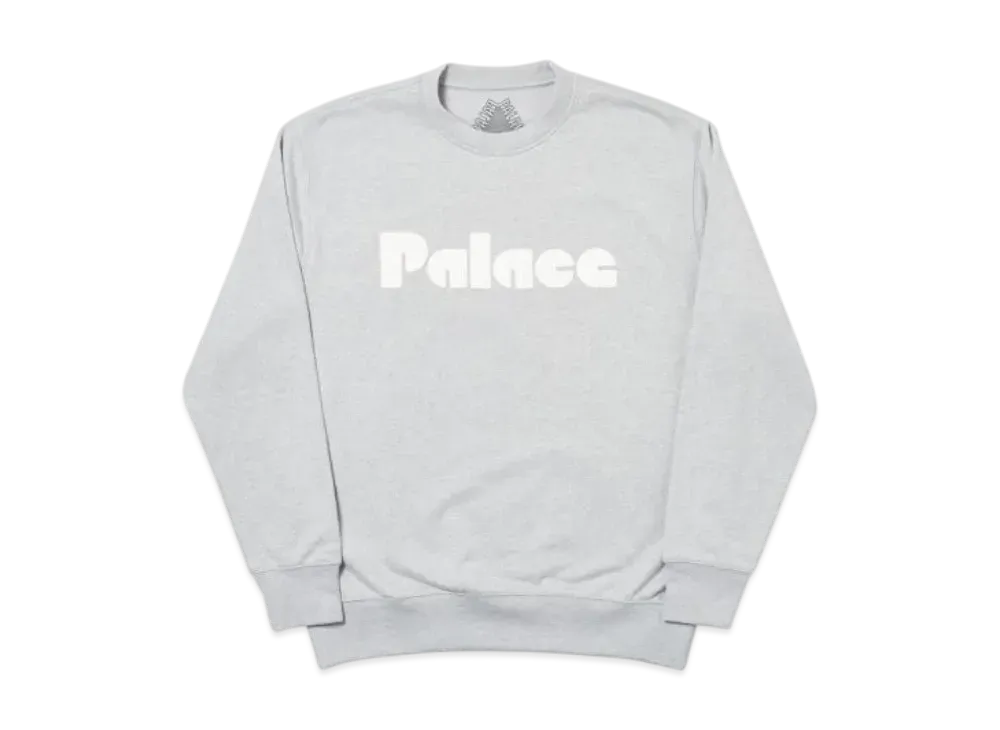 PALACE Ace Crew "Grey Marl"
