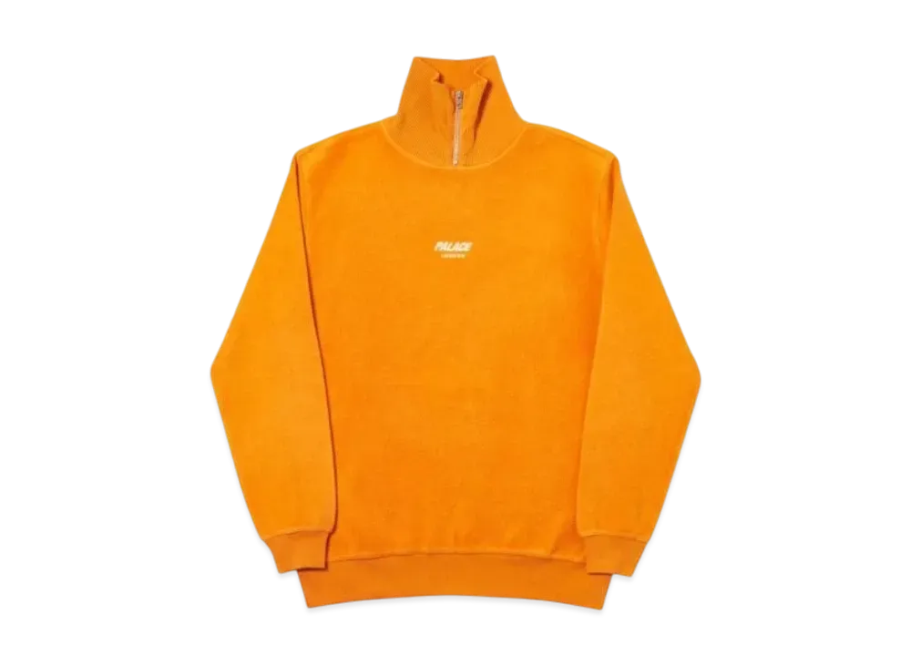 PALACE Brusher Zip Neck Sweat "Yellow"
