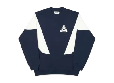 PALACE Droppeth Crew "Navy White"