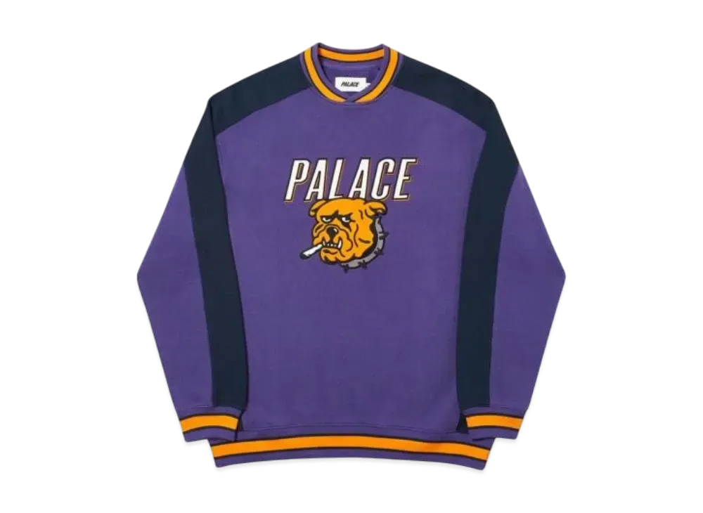 PALACE Bunning Bulldog Crew "Purple"