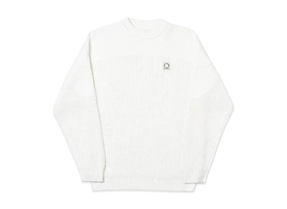 PALACE Thick Chunk Knit "White"