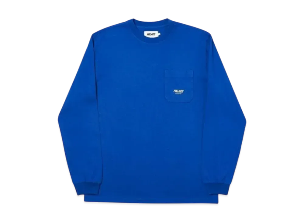 PALACE P-Line Pocket Longsleeve "Blue"