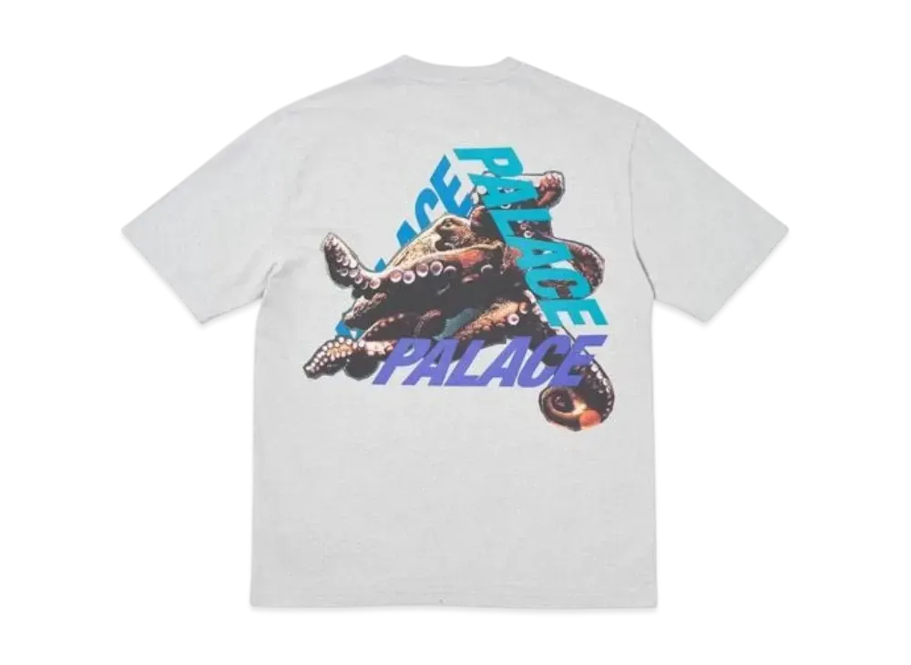PALACE Octo T-Shirt "Grey Marl"