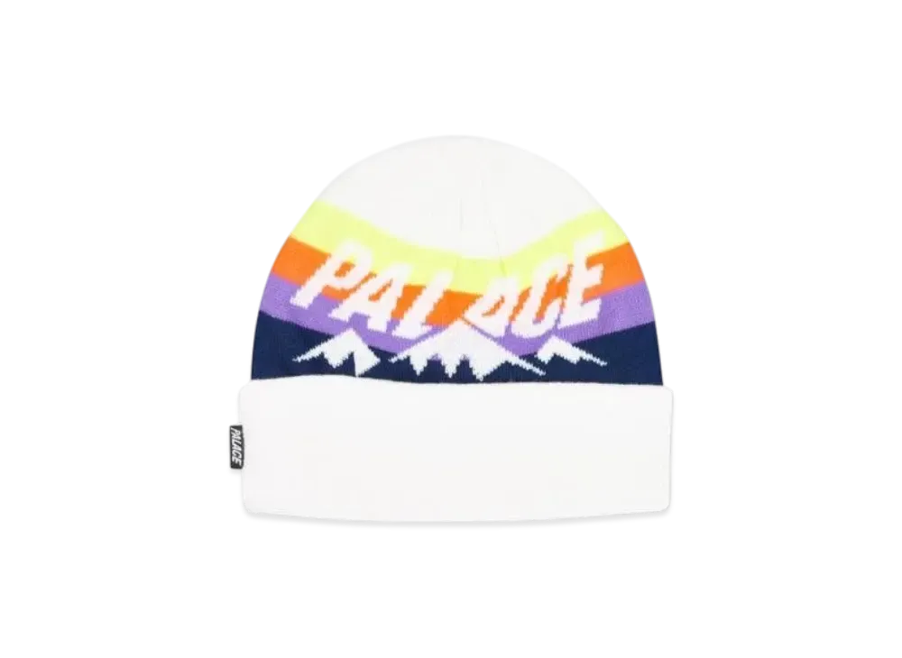 PALACE Peak Beanie "White"