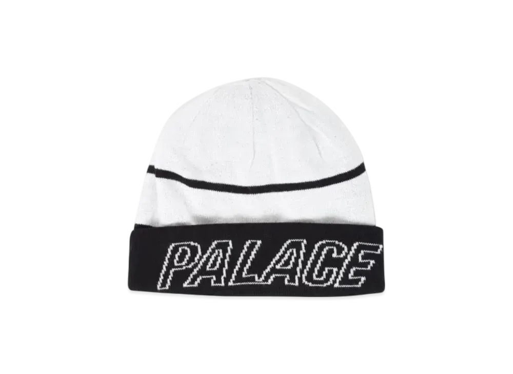 PALACE Reversible Beanie "Black White"