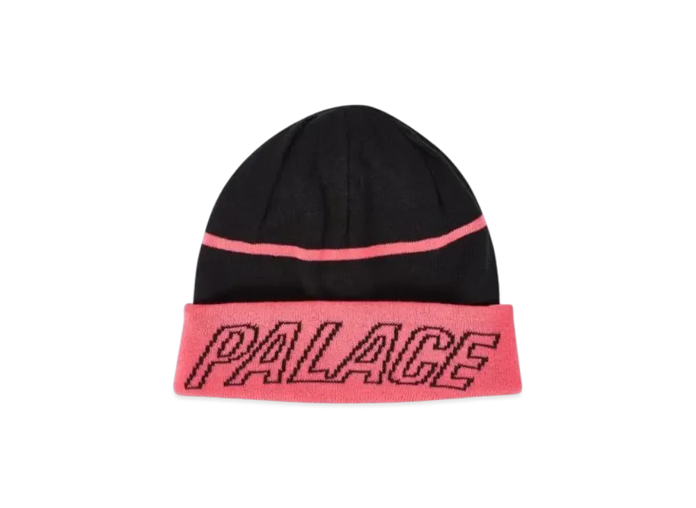 PALACE Reversible Beanie "Red Black"