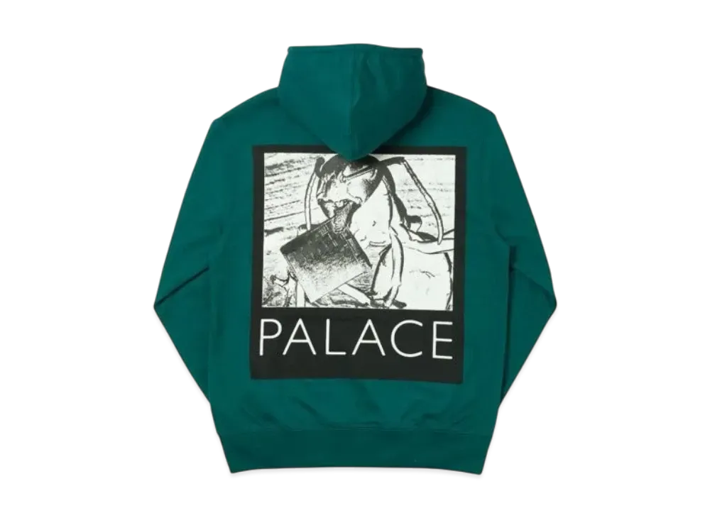 PALACE Chip Hood "Green"