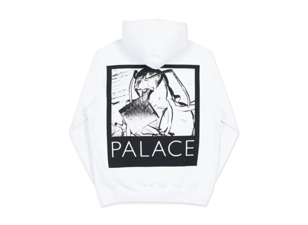 PALACE Chip Hood "White"