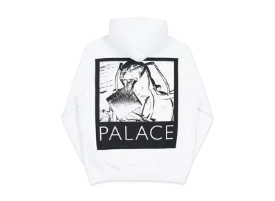 PALACE Chip Hood "White"