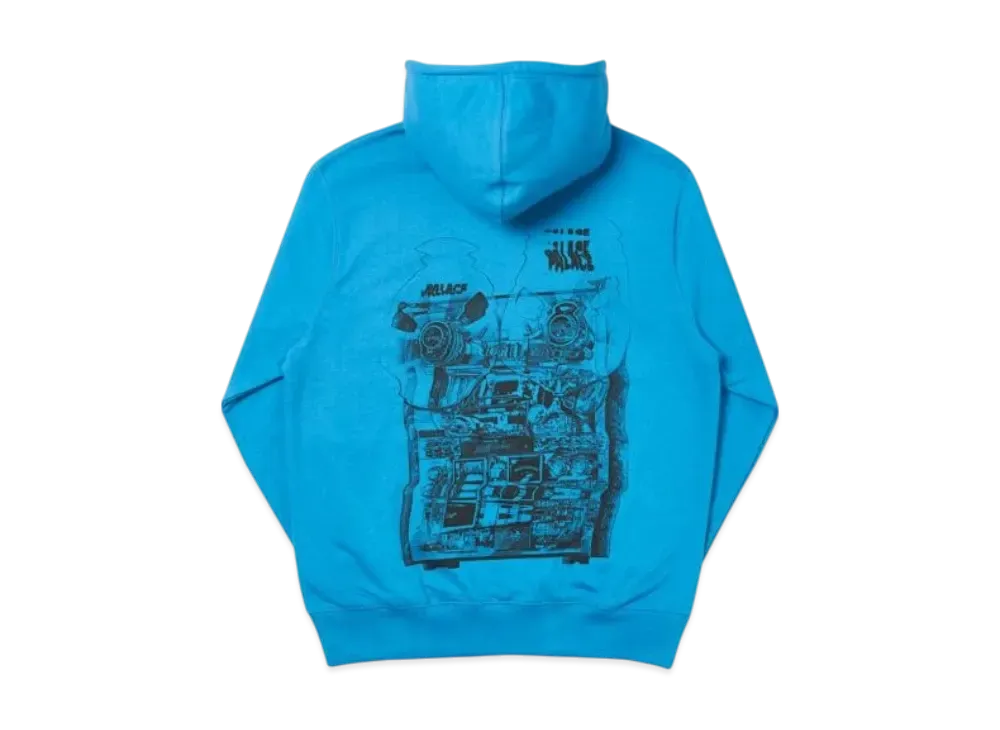 PALACE Tri-Wobble Hood "Blue"