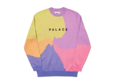PALACE Whirl Knit "Green Yellow"