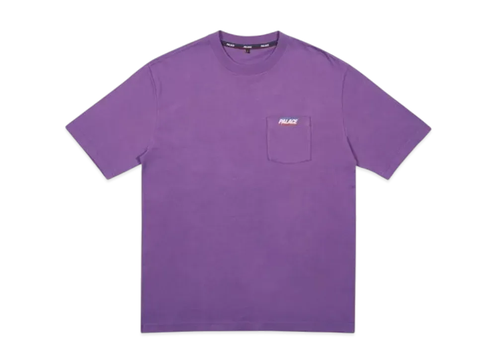 PALACE Basically A Pocket T-Shirt "Purple"