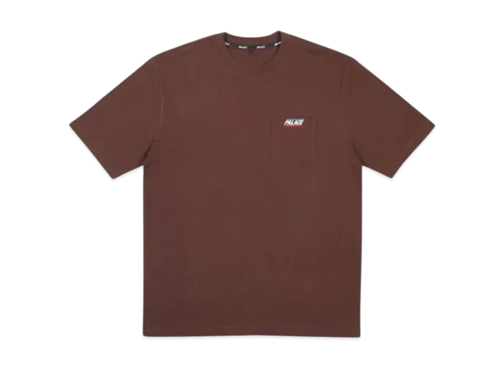 PALACE Basically A Pocket T-Shirt "Brown"