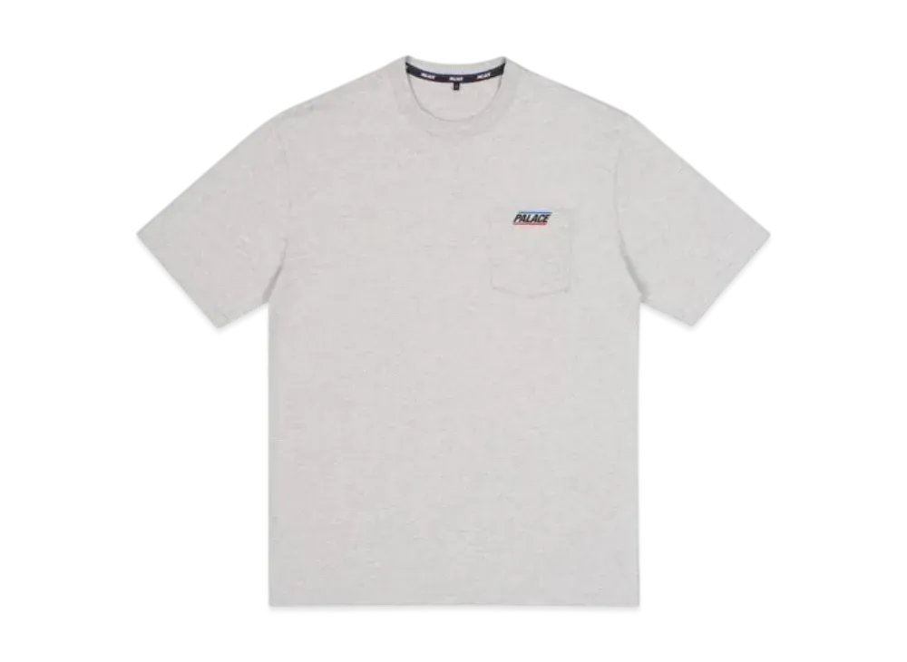 PALACE Basically A Pocket T-Shirt "Grey Marl"
