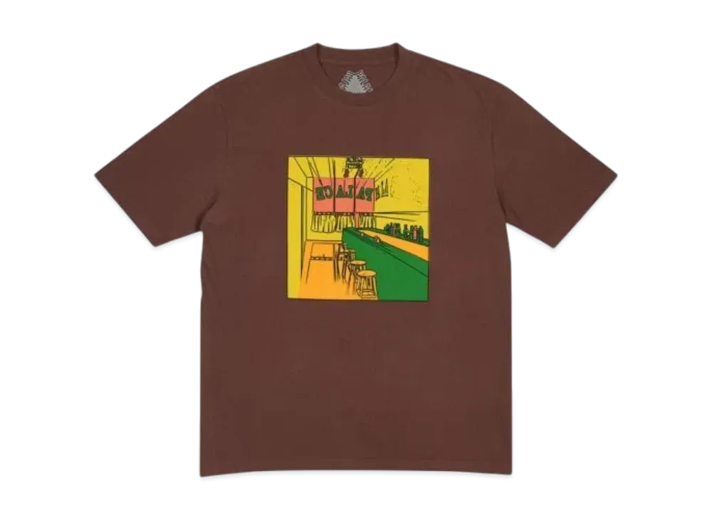 PALACE Scheisse Face T-Shirt "Brown"
