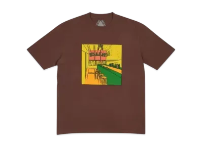 PALACE Scheisse Face T-Shirt "Brown"