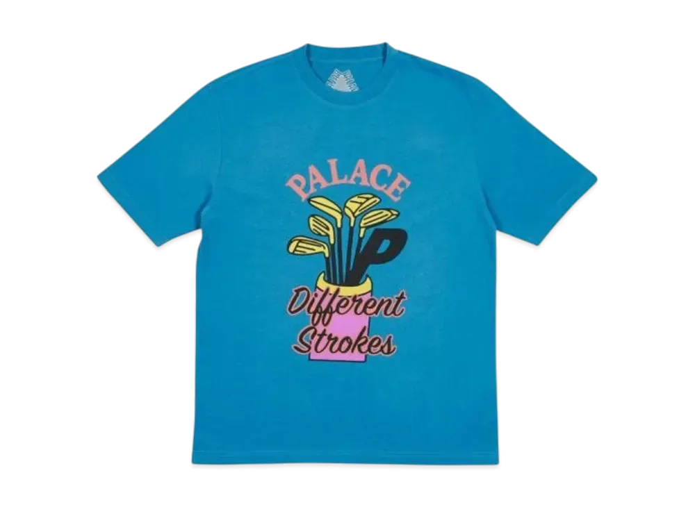 PALACE Dif Strokes T-Shirt "Blue"