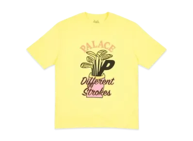 PALACE Dif Strokes T-Shirt "Light Yellow"