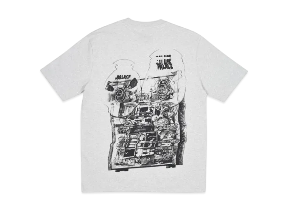PALACE Tri-Wobble T-Shirt "Grey Marl"