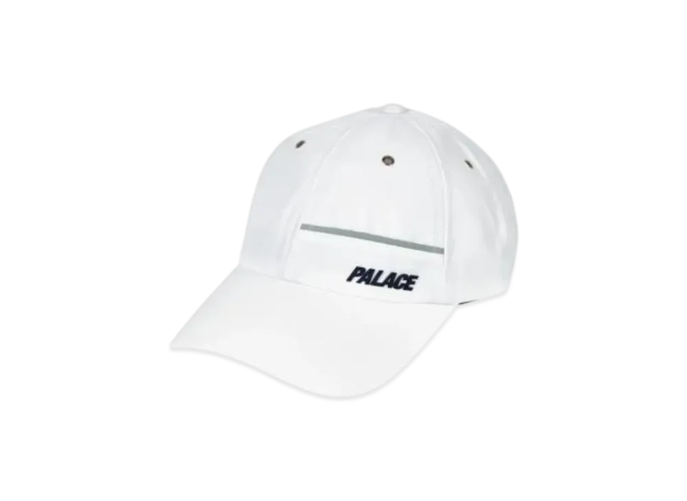 PALACE Track Shell 6-Panel "White"