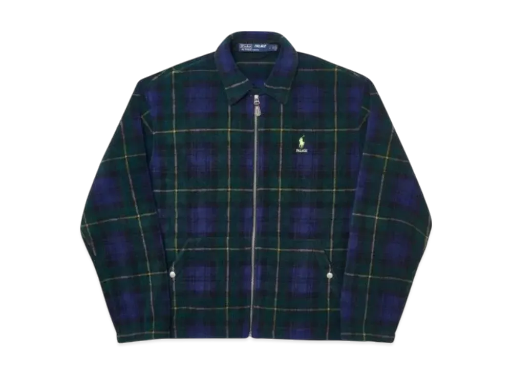 PALACE x Ralph Lauren Polar Fleece Harrington "Glen Plaid"