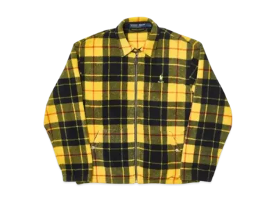 PALACE x Ralph Lauren Polar Fleece Harrington "Yellow Plaid"
