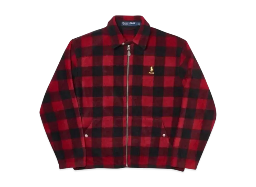 PALACE x Ralph Lauren Polar Fleece Harrington "Buffalo Plaid"