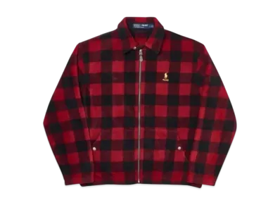 PALACE x Ralph Lauren Polar Fleece Harrington "Buffalo Plaid"