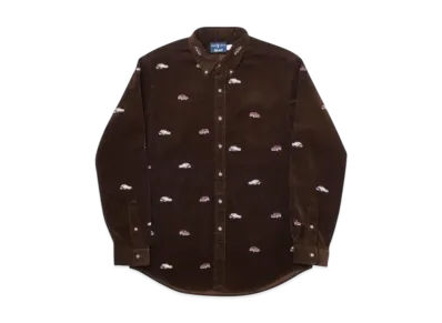 PALACE x Ralph Lauren Embroidered Cord Gti Shirt "Brown"