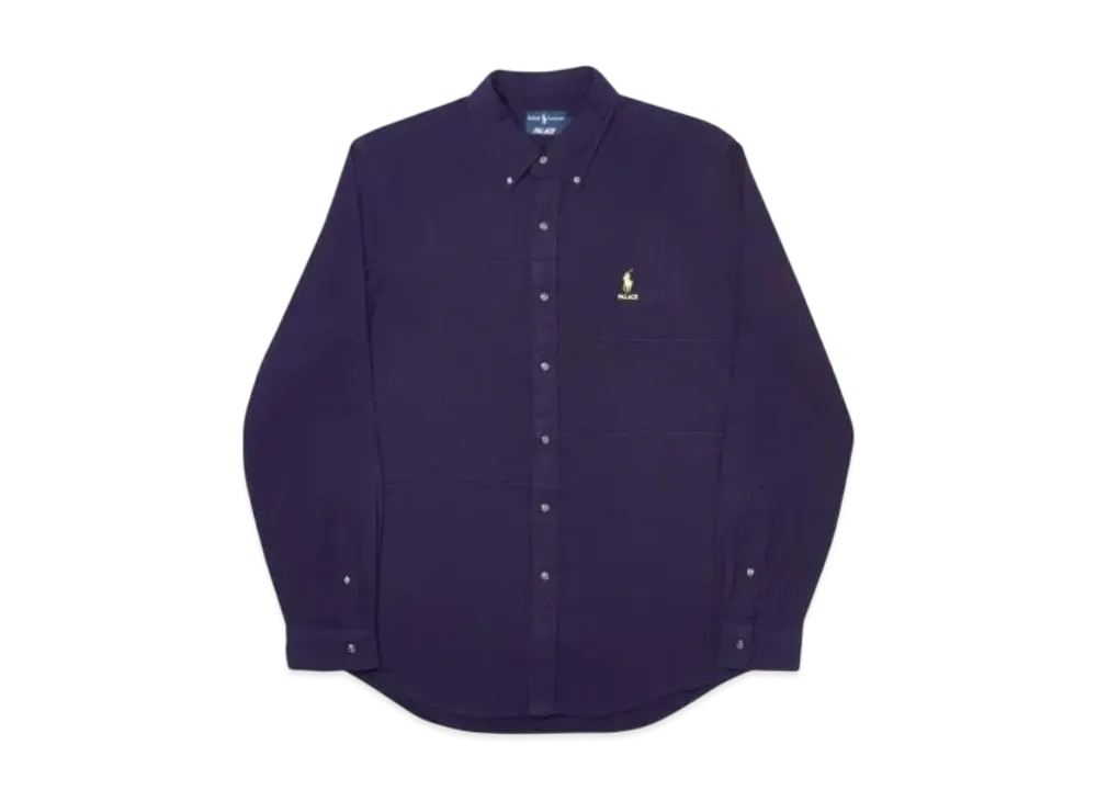 PALACE x Ralph Lauren B.D. Shirt Pieced Flannel "Purple"