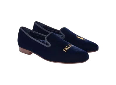 PALACE x Ralph Lauren Formal Slipper "Navy"