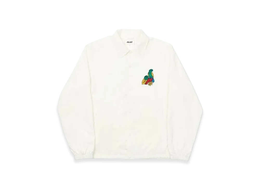 PALACE Parrot Palace-3 Coach Jacket "White"