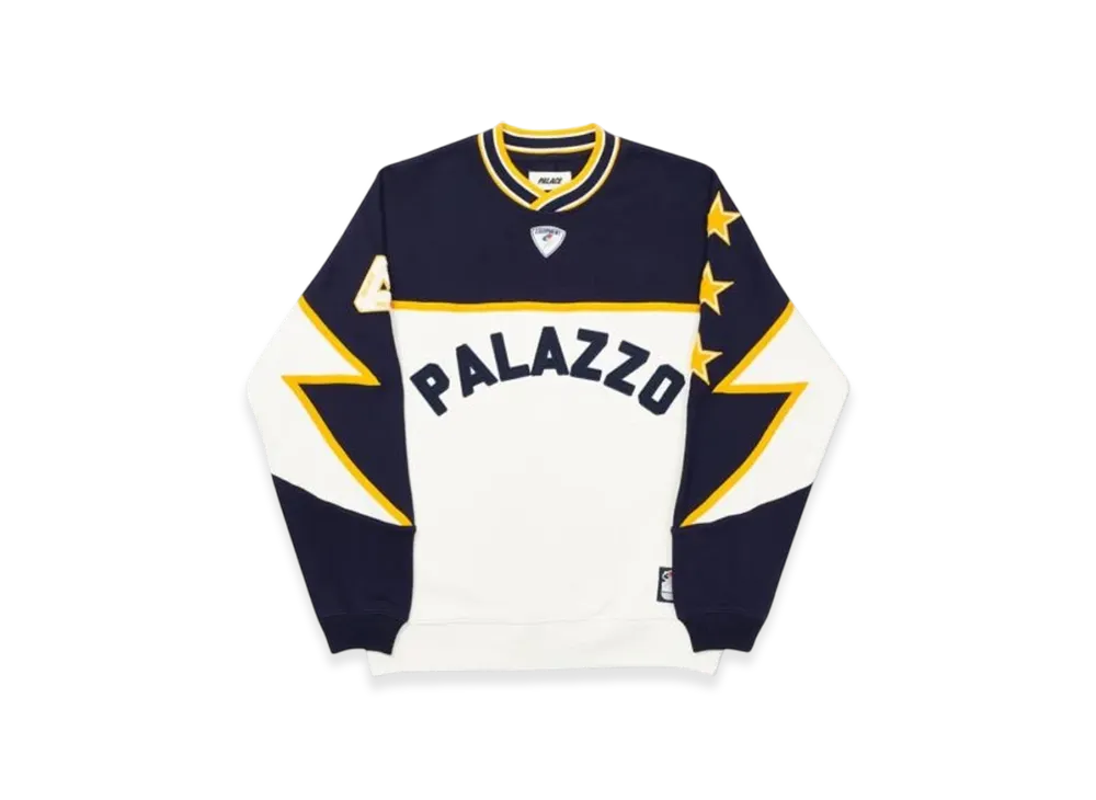 PALACE Palazzo Crew "Navy White"