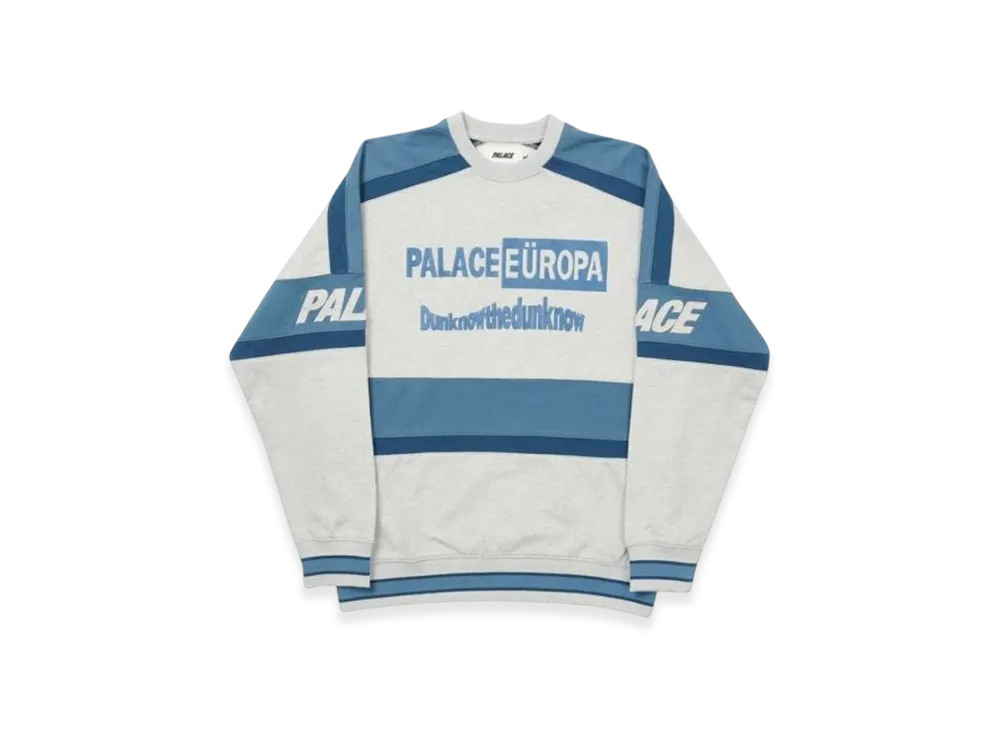 PALACE Europa Crew "Grey Marl"