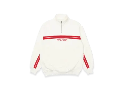 PALACE Insert 1/4 Zip "White"