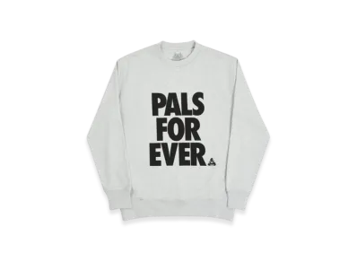 PALACE Pals Crew "Grey Marl"