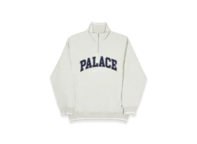 PALACE P-EST Zip Crew "Grey Marl"