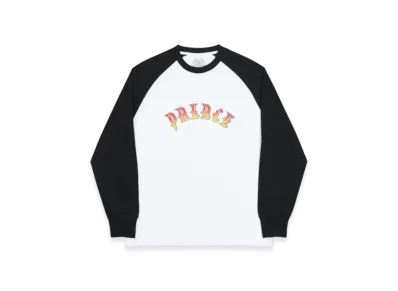 PALACE Spitfire P-Fire Longsleeve "White Black"