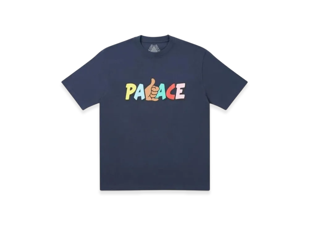 PALACE Shitfaced Shaka T-Shirt "Navy"