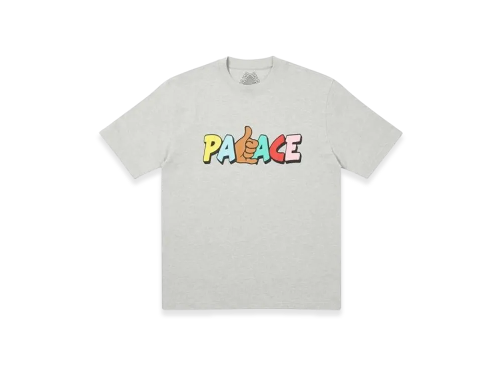 PALACE Shitfaced Shaka T-Shirt "Grey Marl"