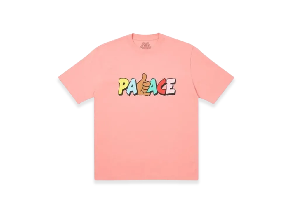 PALACE Shitfaced Shaka T-Shirt "Pink"