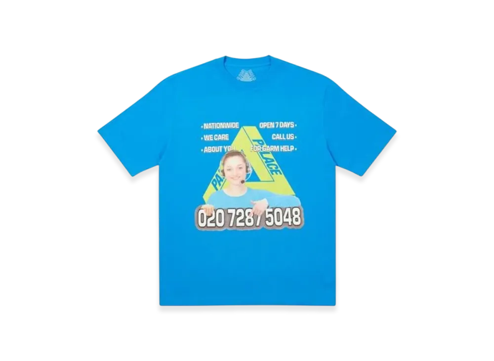 PALACE Bell Man T-Shirt "Blue"