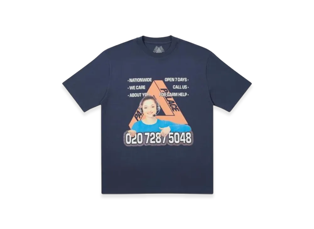 PALACE Bell Man T-Shirt "Navy"