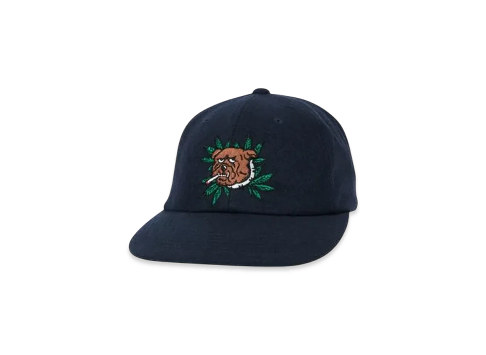 PALACE Weed Bulldog Wool 6-Panel "Navy"
