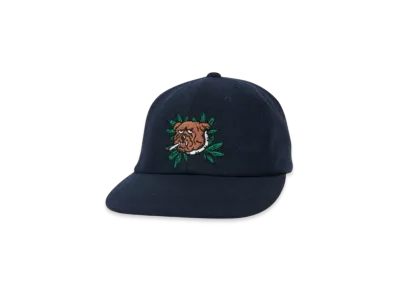 PALACE Weed Bulldog Wool 6-Panel "Navy"