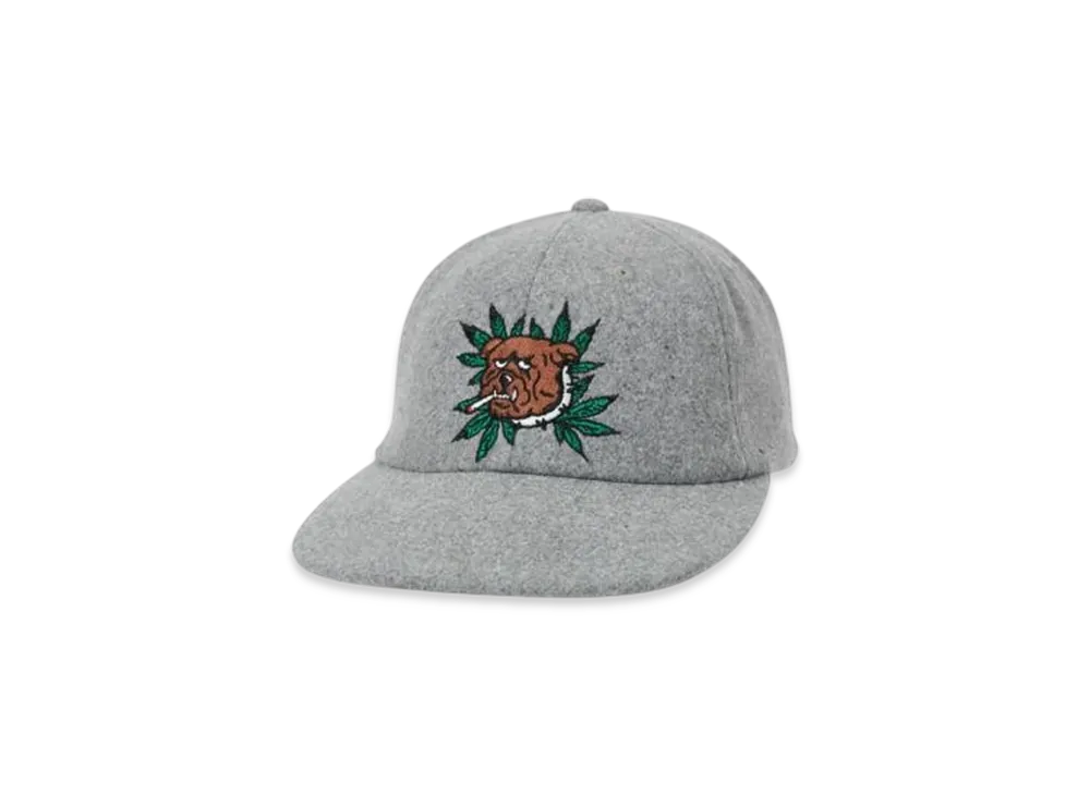PALACE Weed Bulldog Wool 6-Panel "Grey"