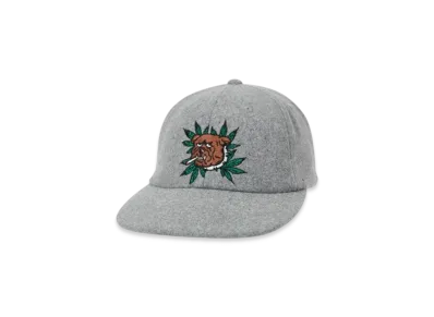 PALACE Weed Bulldog Wool 6-Panel "Grey"