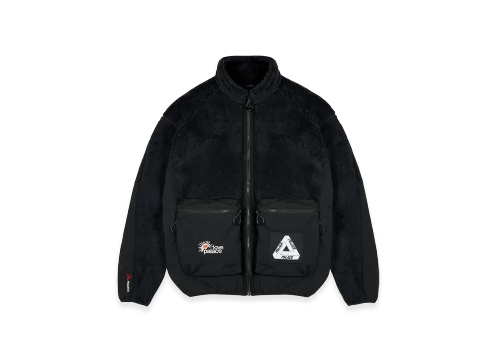 PALACE Polartec High-Loft Teddy Fleece Jacket "Black"